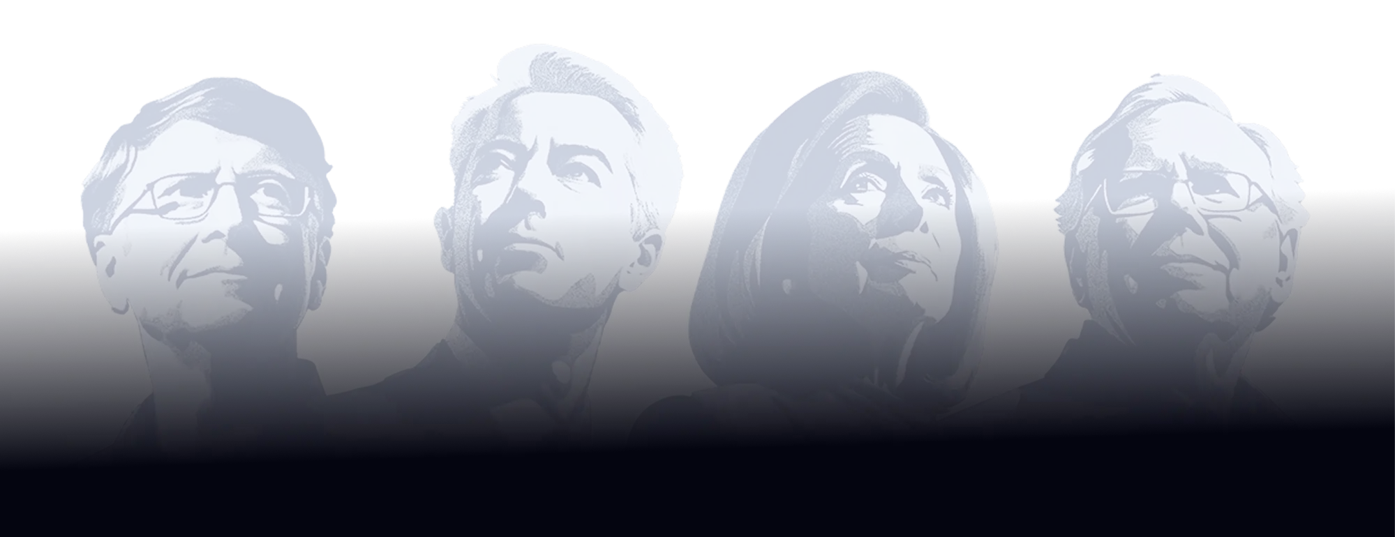 4 pick pro avatar including Warren Buffet, Nancy Peloci, Bill Ackman, Bill Gates